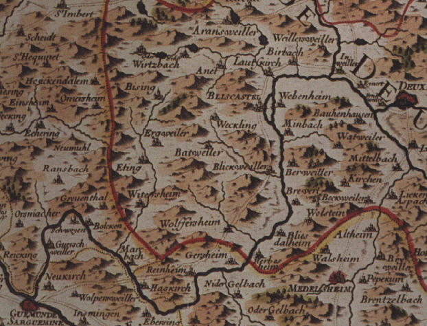 Der Bliesgau im Jahre 1705