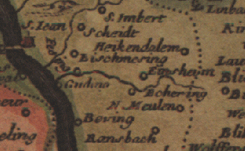 Ensheim im Jahre 1705
